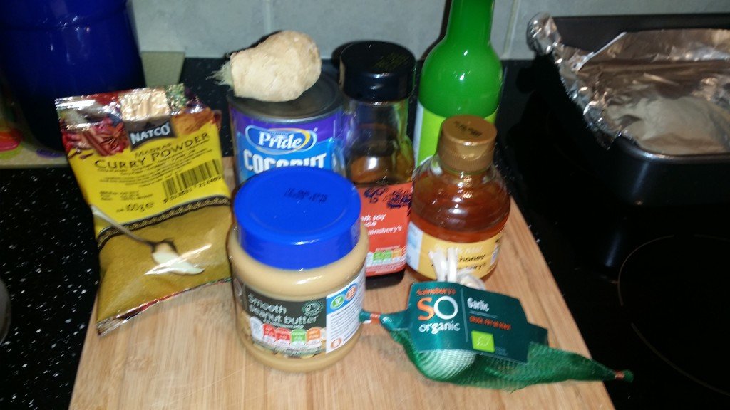 Ingredients for Chicken Satay