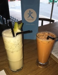 Pina Colada And Thai Iced Tea