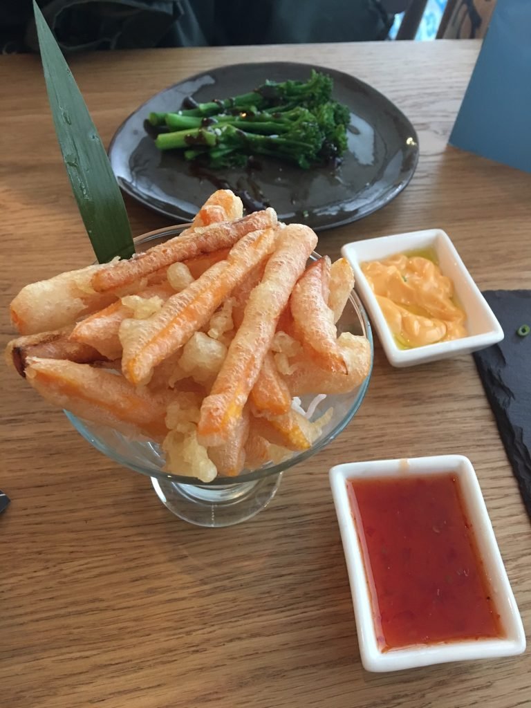 Tempora Battered Sweet Potato Fries