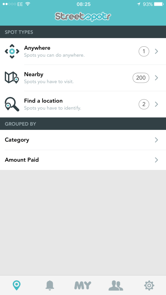 StreetSpotr Spot Screen Image