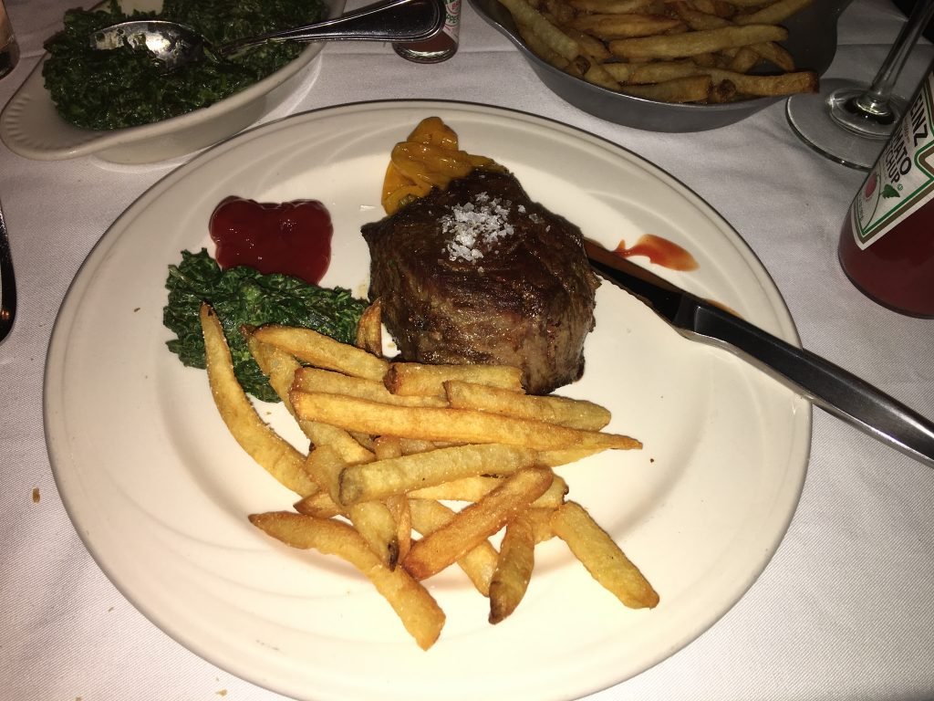 Fillet Steak at Keens Steakhouse