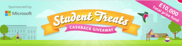 TopCashBack Student Treats 2018 - Header