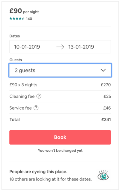 Air Bnb Pricing Example