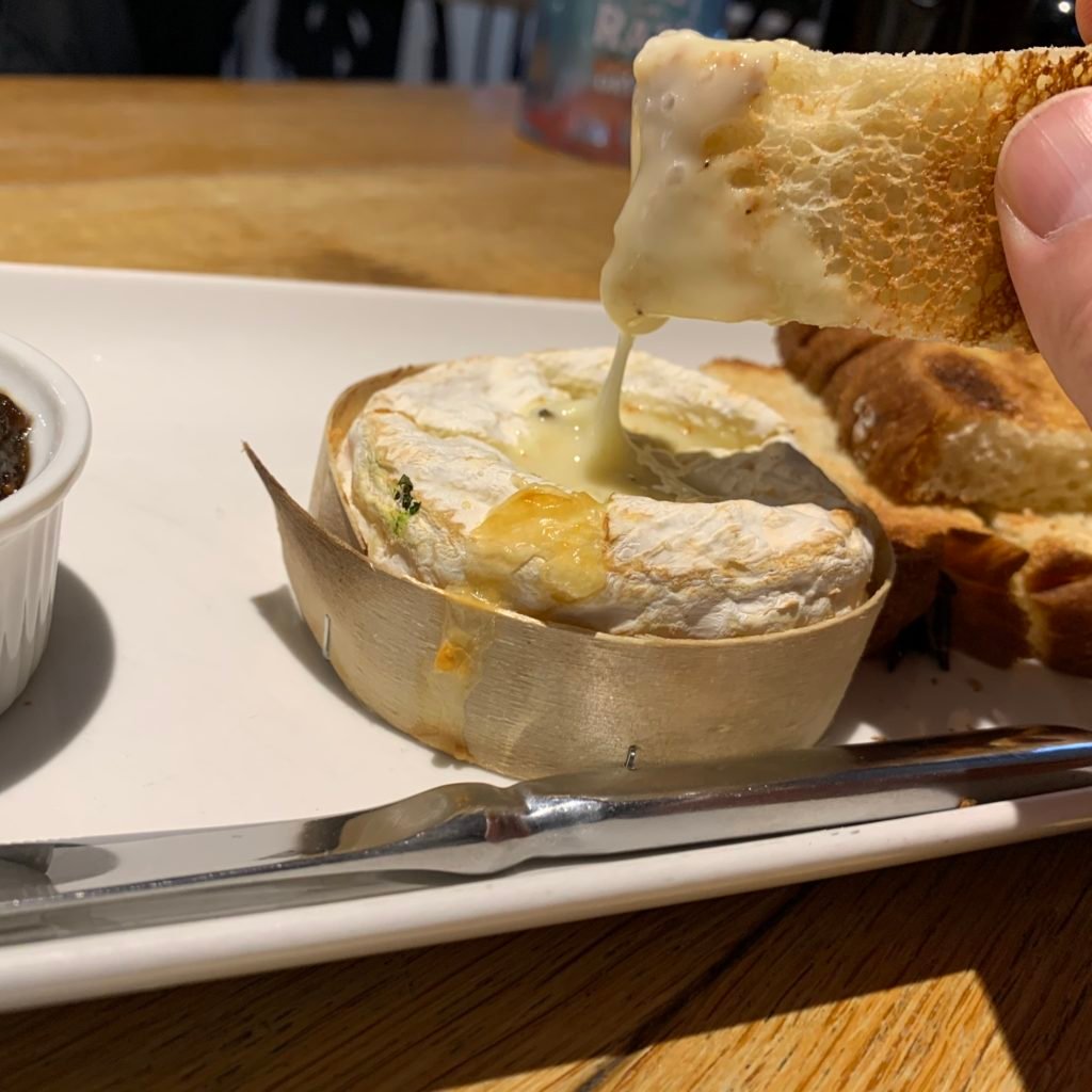 The White Horse in Blakeney - Baked Camembert Starter Dipped