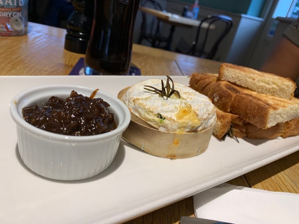 The White Horse in Blakeney - Baked Camembert Starter