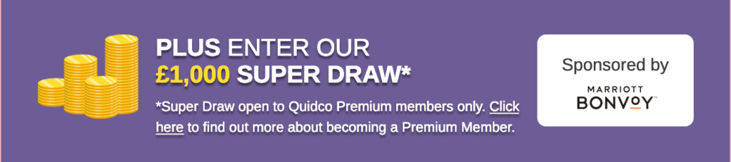 Quidco Guess 2 Win April - Super Draw