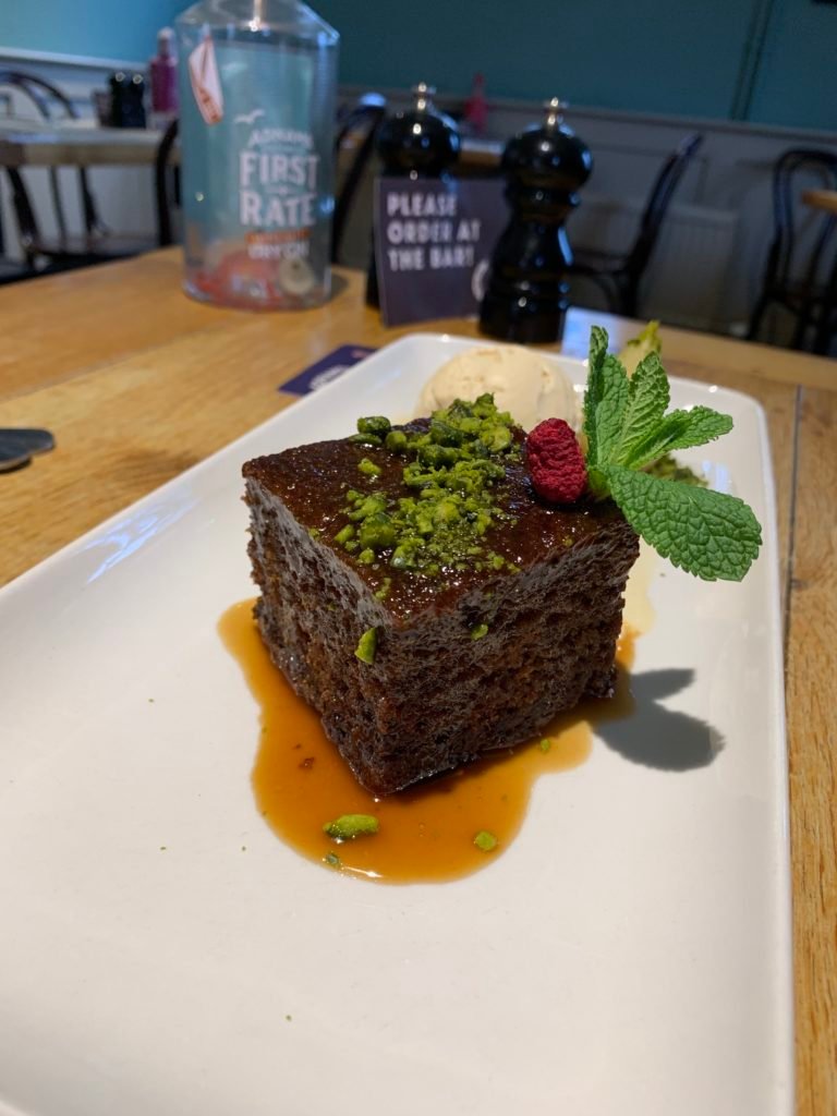 The White Horse in Blakeney - Sticky Toffee Pudding