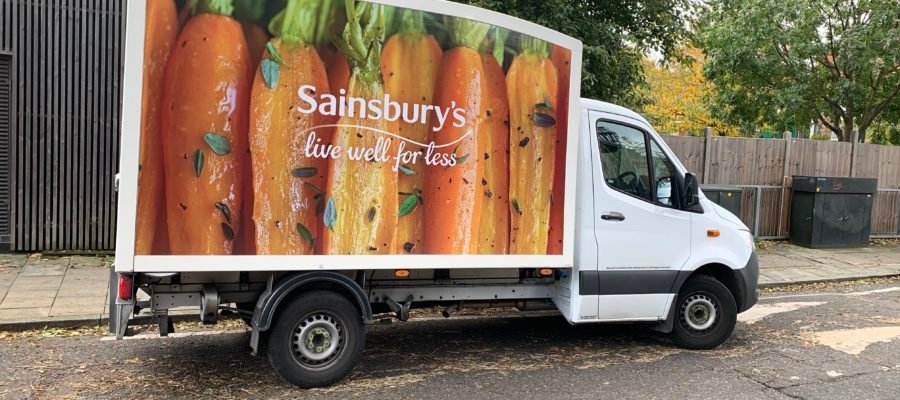 Supermarket Delivery Van