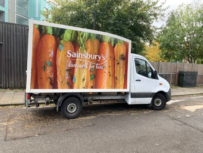 Supermarket Delivery Van