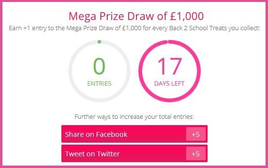 TopCashBack - Back to School 2019 - Mega Prize Draw