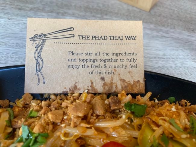 Banana Tree Islington - Chicken Pad Thai Instructions