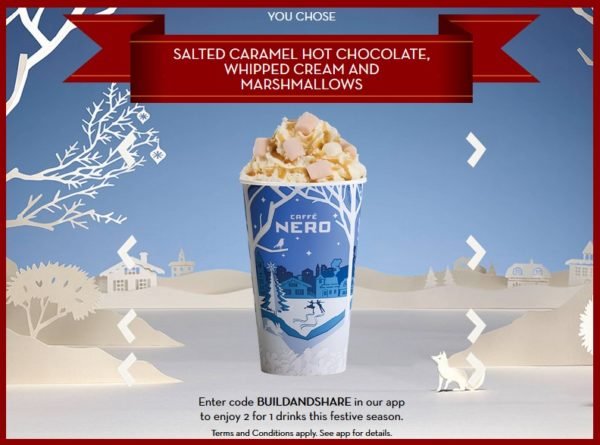 Buy One Get One Free Caffe Nero