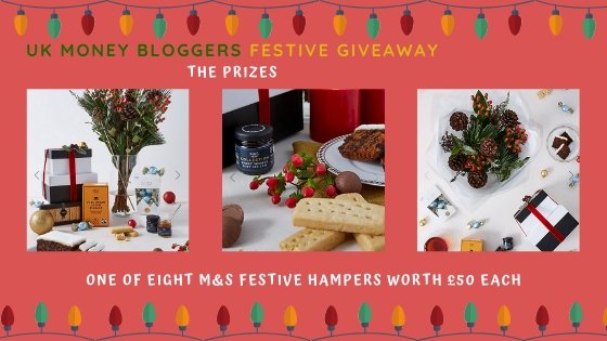 UK Money Bloggers Festive Giveaway Prizes