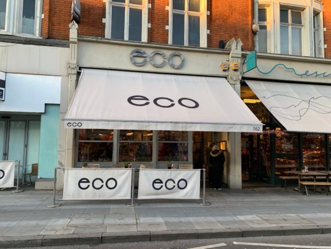 Outside Eco Clapham Common