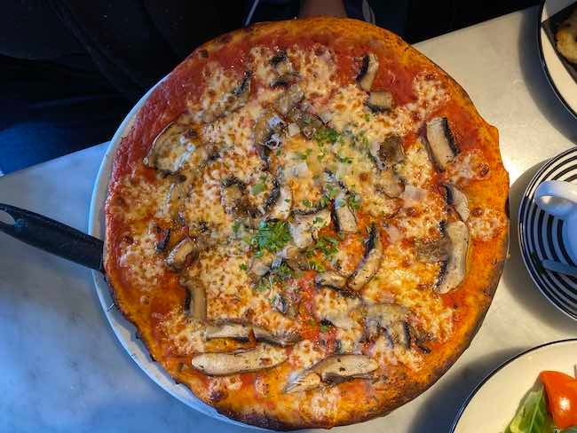 Photo of a Funghi De Bosco pizza from Pizza Express