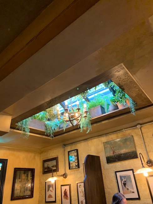 a photo of the Skylight in the restaurant of The Abbeville Clapham