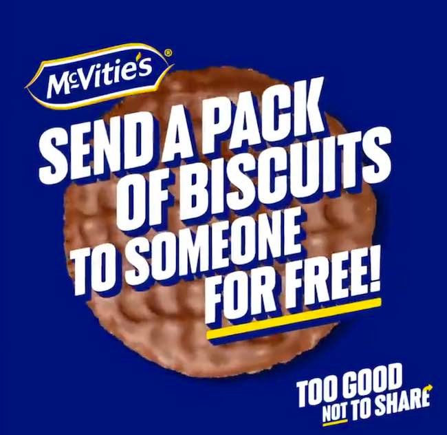 McVities Free Biscuit Offer