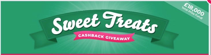 A banner for the TopCashback Sweet Treats 2023 Treasure Hunt